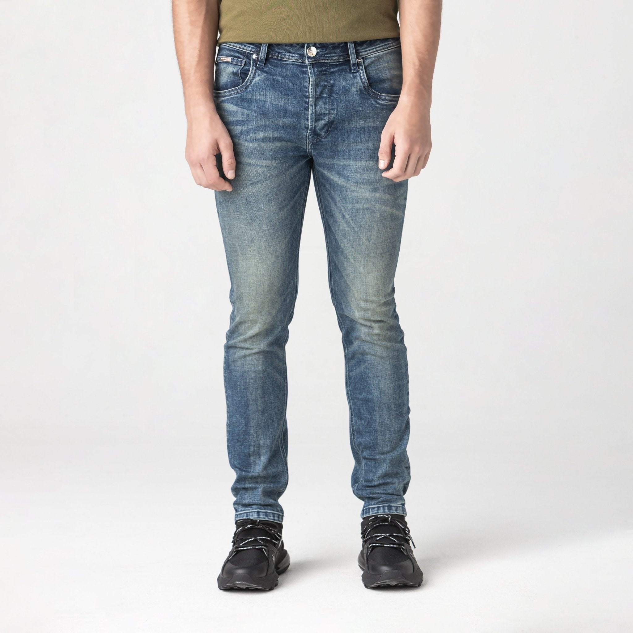 TEKSTEL JEAN MEN BLUE DENIM - Monastery | Tienda Oficial Colombia