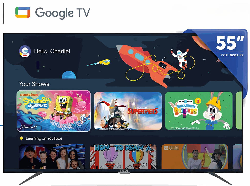 TELEVISOR KTC 55 SMART 4K QLEDUHDHDMIx3USBx2GOOGLE TV