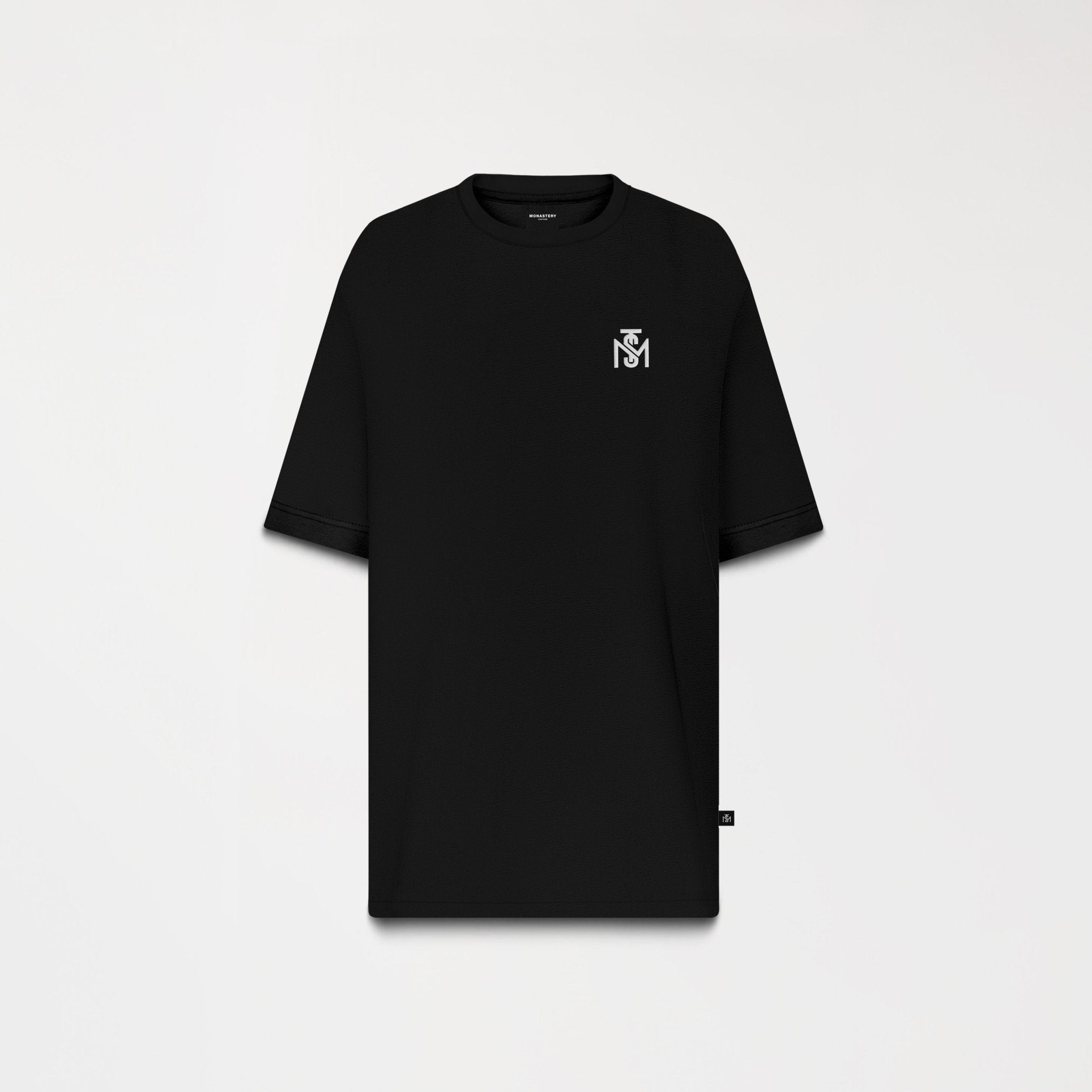 TEMPLUM T - SHIRT OVERSIZED MEN BLACK - Monastery | Tienda Oficial Colombia