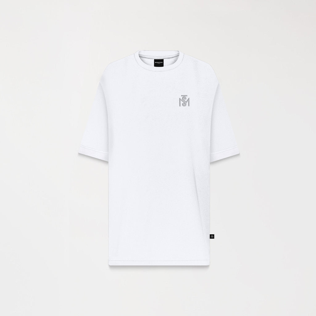 TEMPLUM T - SHIRT OVERSIZED MEN WHITE - Monastery | Tienda Oficial Colombia