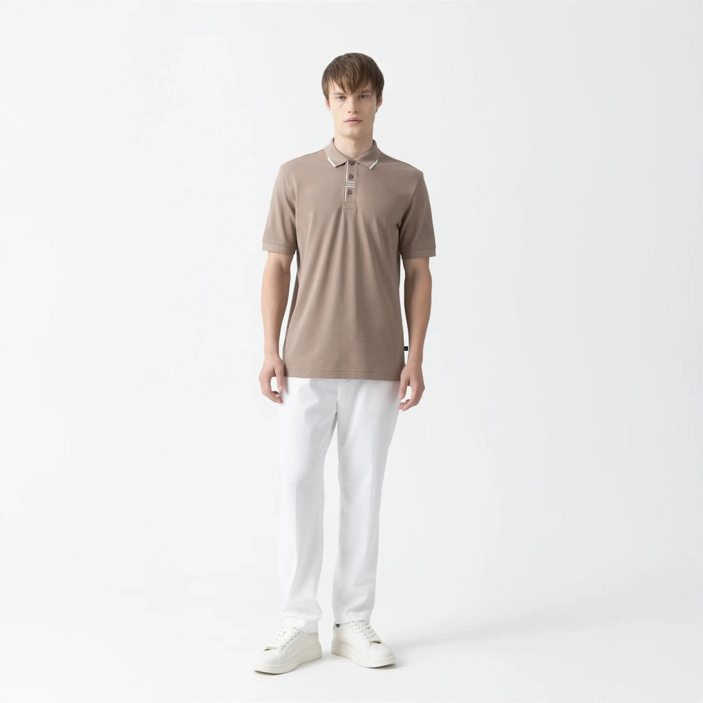 TENNESSEE POLO MEN TAUPE GRAY - Monastery | Tienda Oficial Colombia