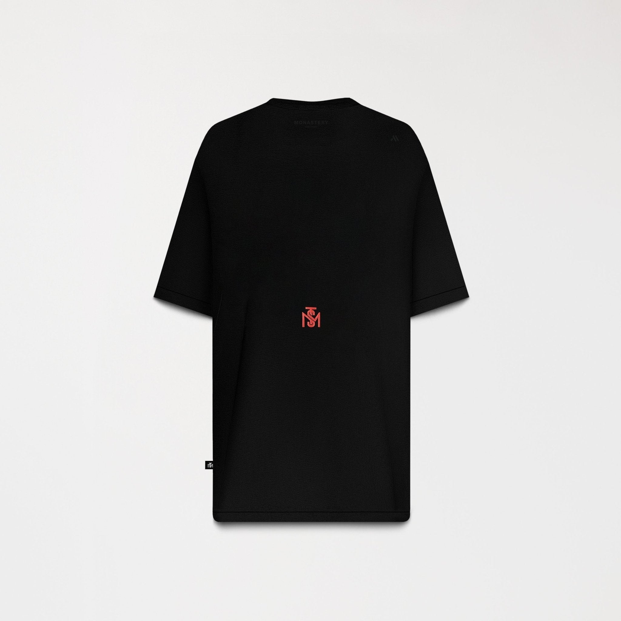 TERRIMONT T - SHIRT OVERSIZED MEN BLACK - Monastery | Tienda Oficial Colombia