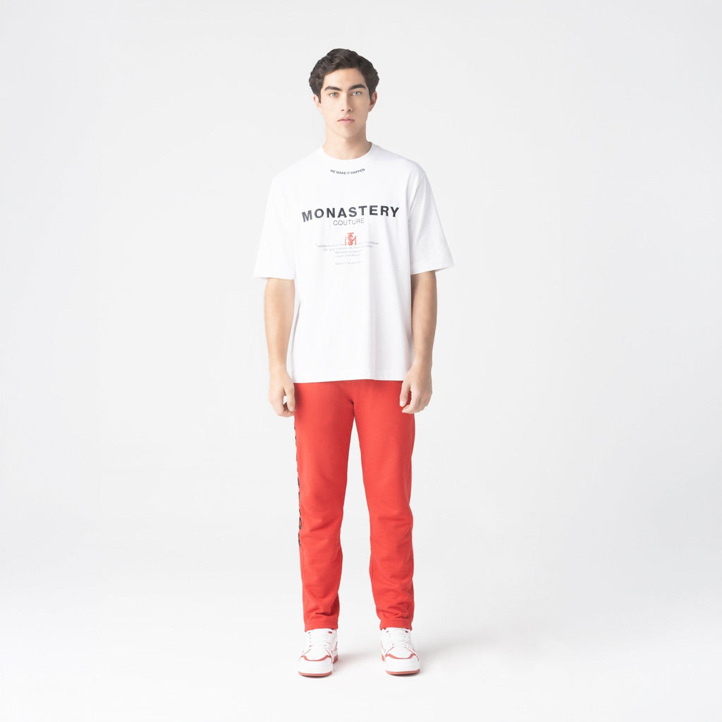 TERRIMONT T - SHIRT OVERSIZED MEN WHITE - Monastery | Tienda Oficial Colombia