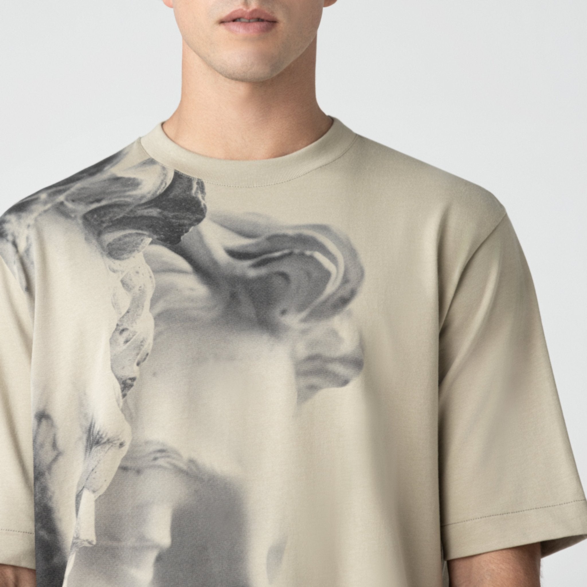 TERSIA T - SHIRT OVERSIZED MEN ABBEY STONE - Monastery | Tienda Oficial Colombia