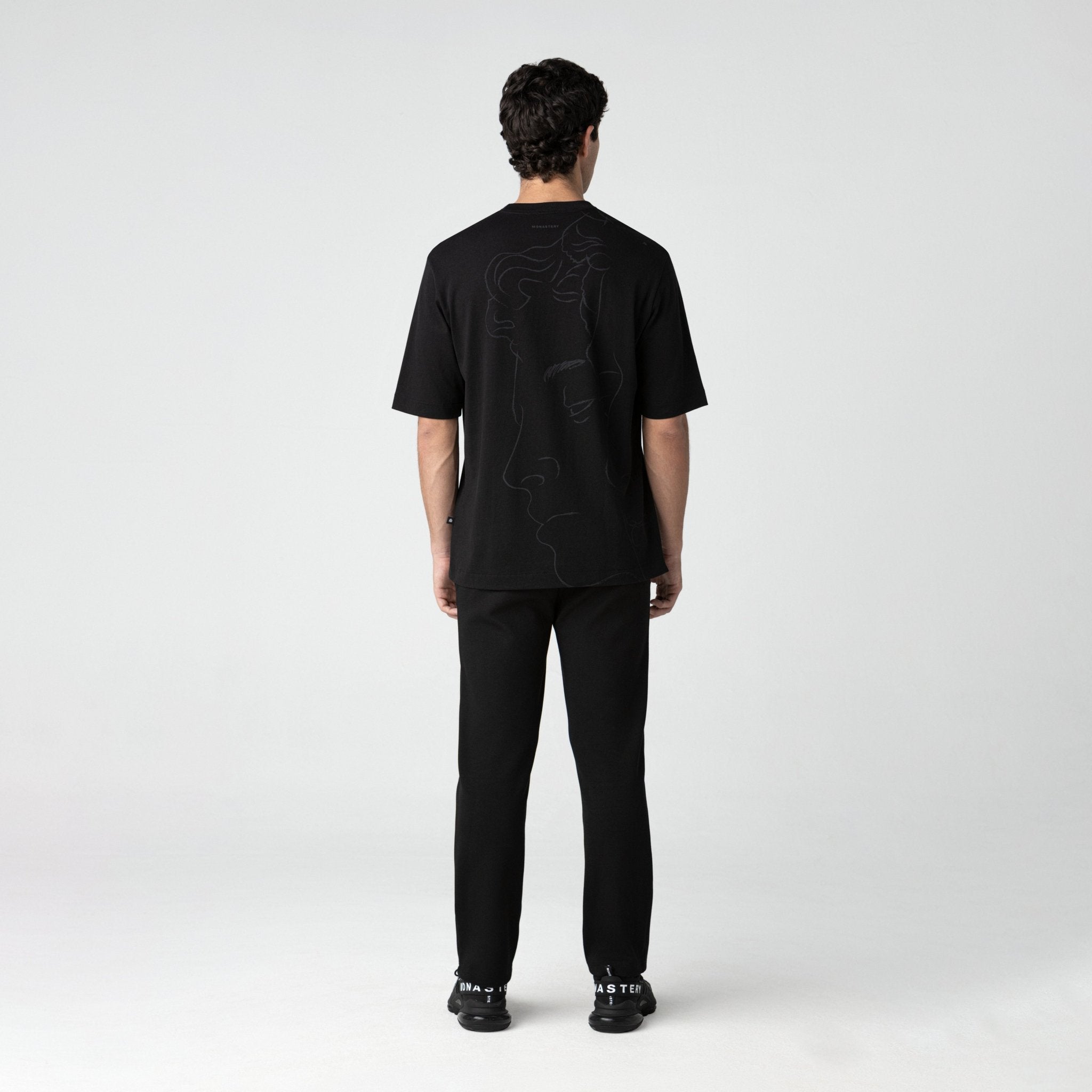 TERSIA T - SHIRT OVERSIZED MEN BLACK - Monastery | Tienda Oficial Colombia