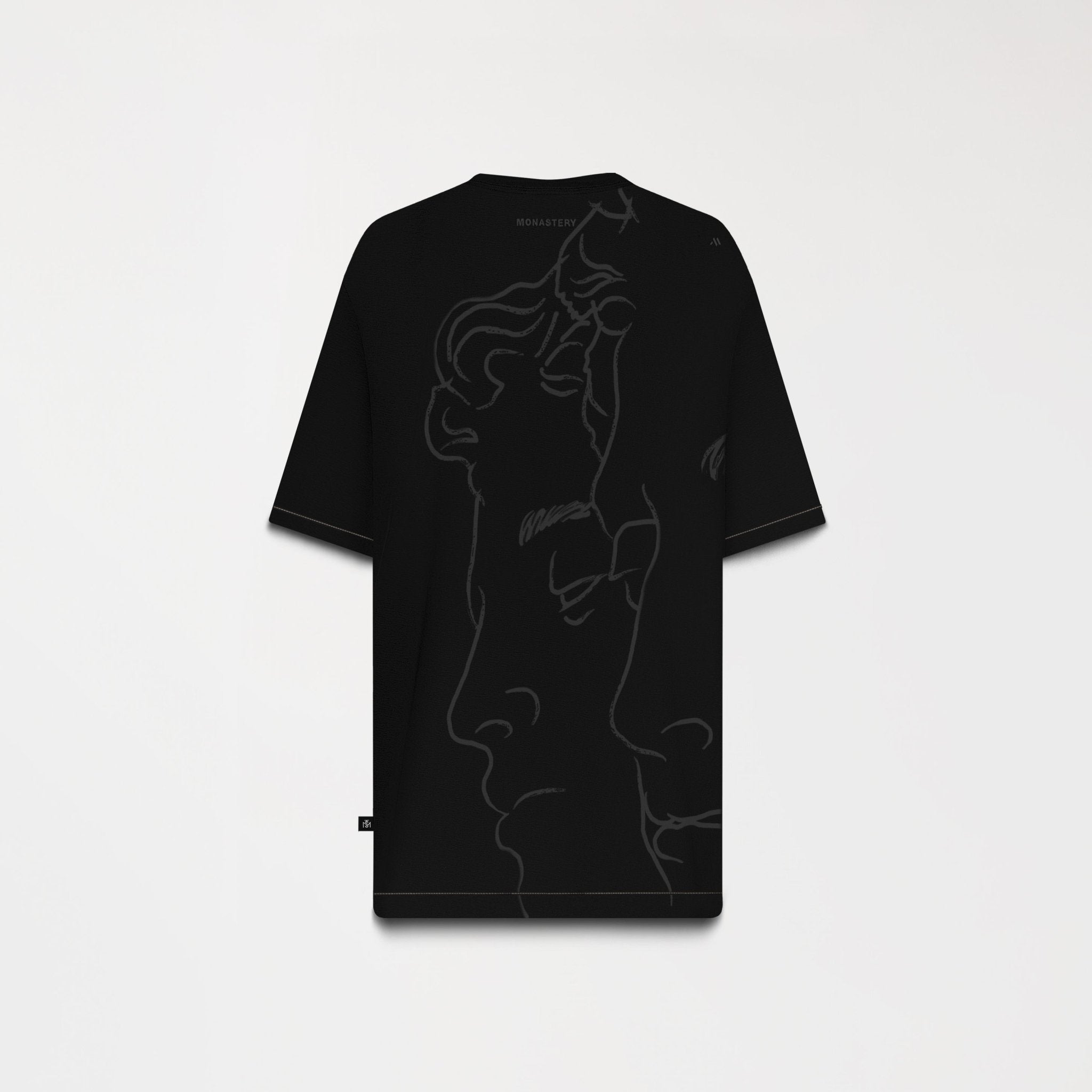 TERSIA T - SHIRT OVERSIZED MEN BLACK - Monastery | Tienda Oficial Colombia