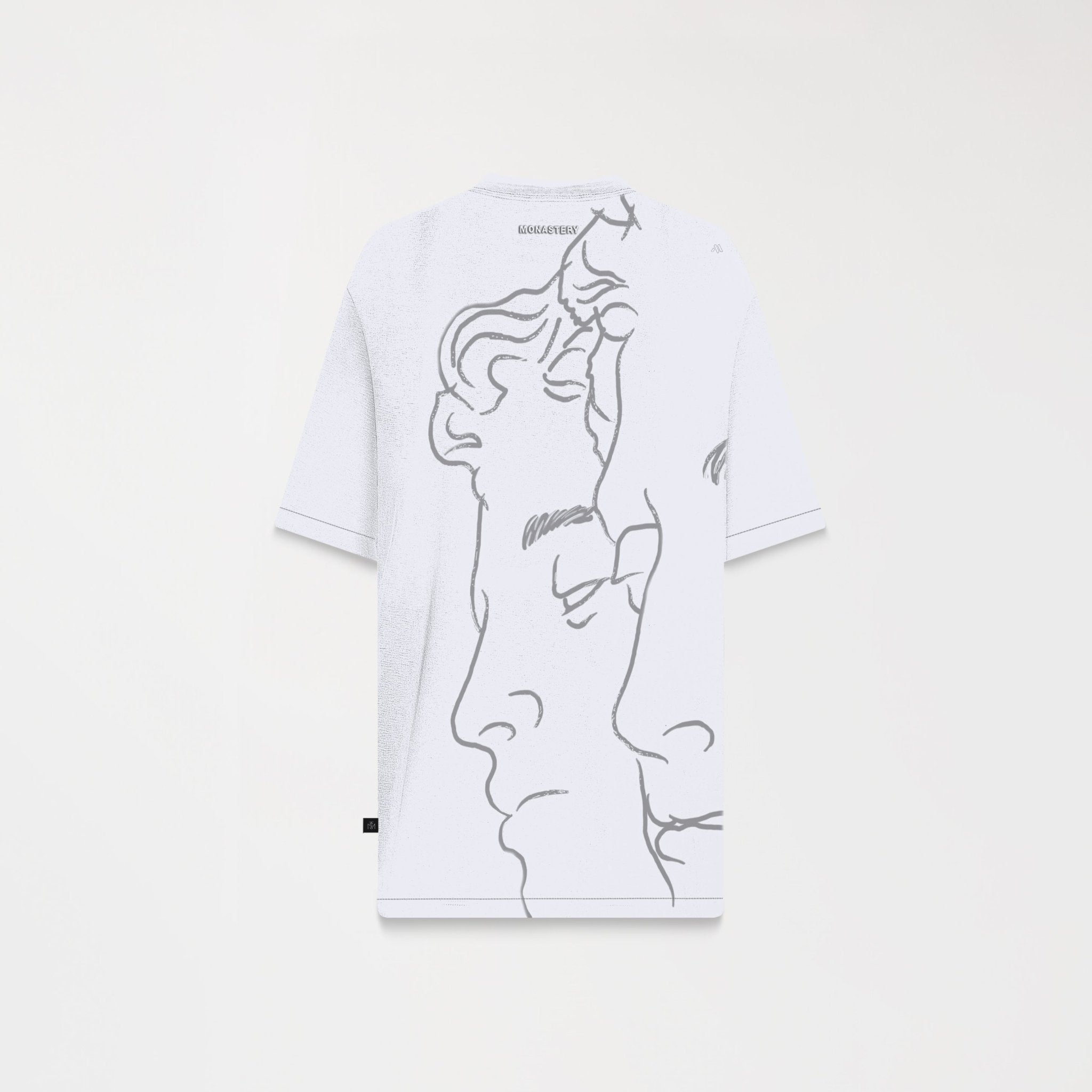 TERSIA T - SHIRT OVERSIZED MEN WHITE - Monastery | Tienda Oficial Colombia