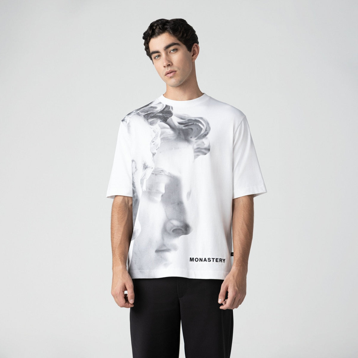 TERSIA T - SHIRT OVERSIZED MEN WHITE - Monastery | Tienda Oficial Colombia