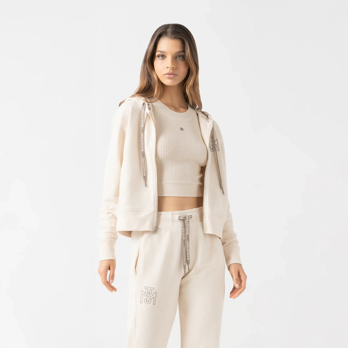 TESS HOODIE WOMEN SAND DOLLAR - Monastery | Tienda Oficial Colombia