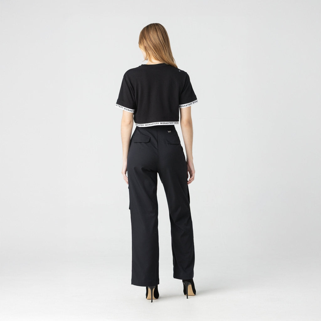 TIZOC CROP TOP WOMEN BLACK - Monastery | Tienda Oficial Colombia