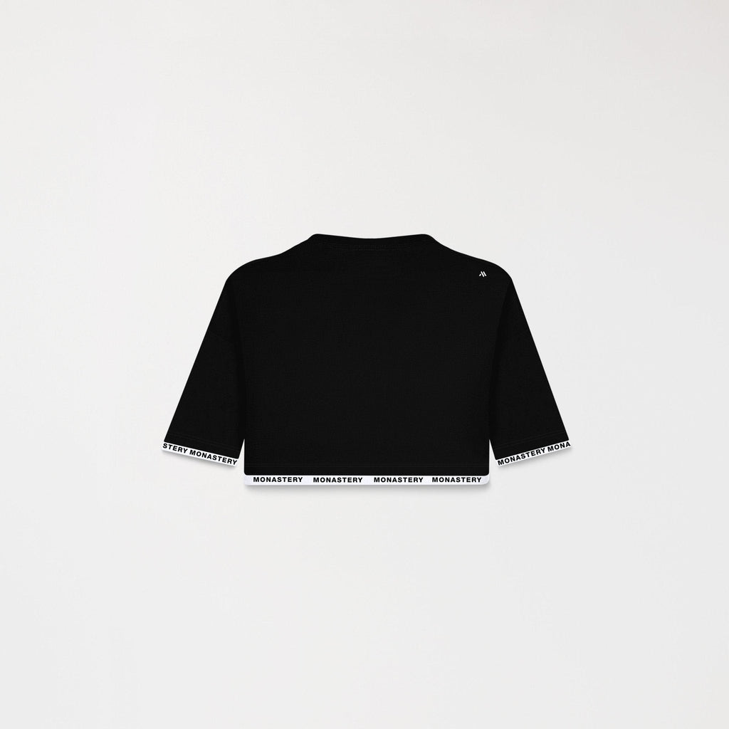 TIZOC CROP TOP WOMEN BLACK - Monastery | Tienda Oficial Colombia