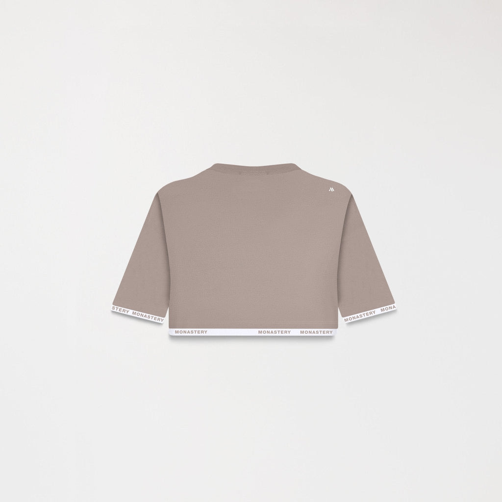 TIZOC CROP TOP WOMEN SIMPLY TAUPE - Monastery | Tienda Oficial Colombia