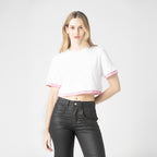 TIZOC CROP TOP WOMEN WHITE - Monastery | Tienda Oficial Colombia