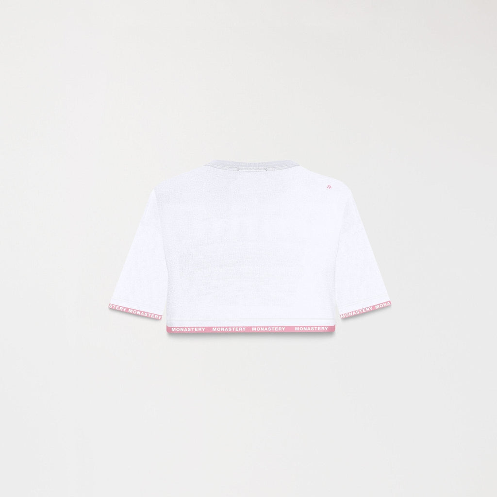 TIZOC CROP TOP WOMEN WHITE - Monastery | Tienda Oficial Colombia