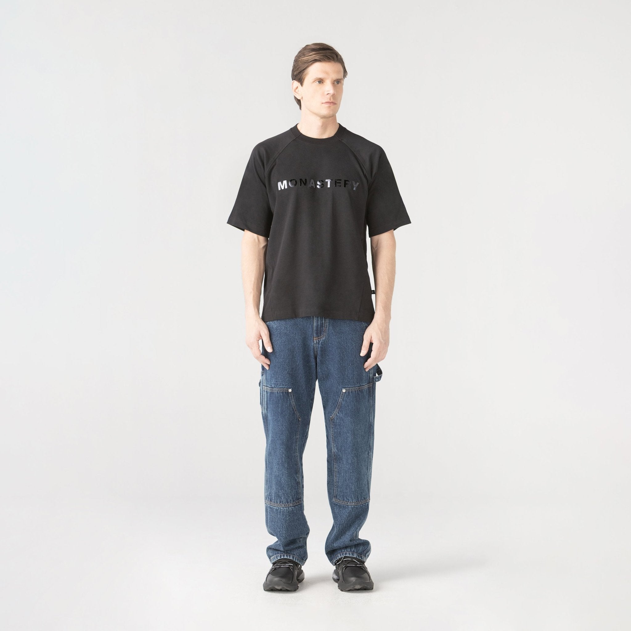 TRINAD T-SHIRT OVERSIZED MEN BLACK - Monastery | Tienda Oficial Colombia