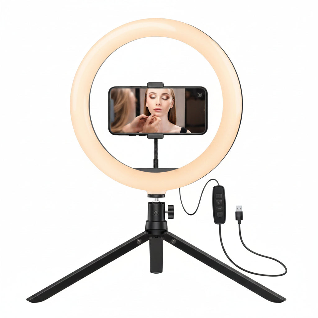 TRIPODE ARGOM SPOTLIGHT 9315 8 LED RING LIGHT