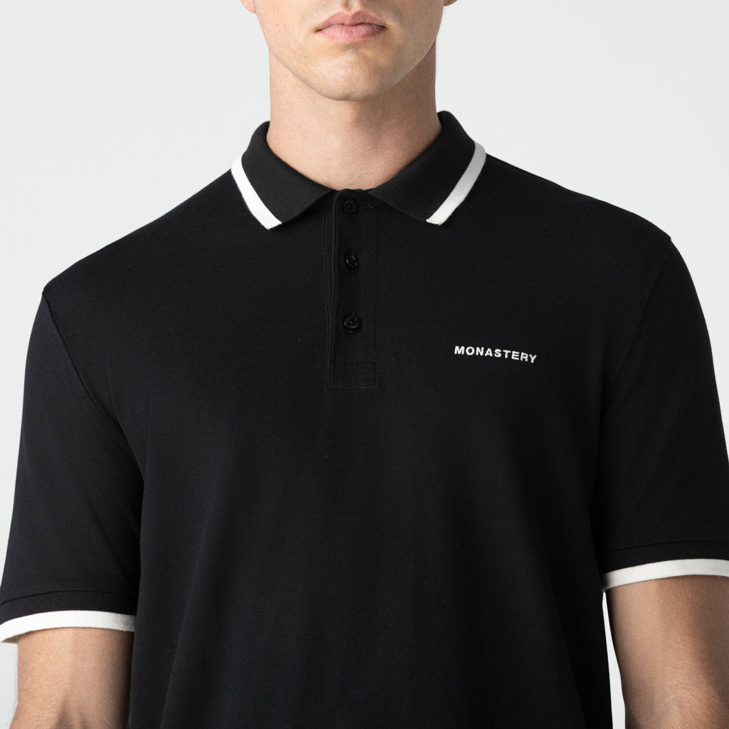 TRIUMPHUS POLO MEN BLACK - Monastery | Tienda Oficial Colombia