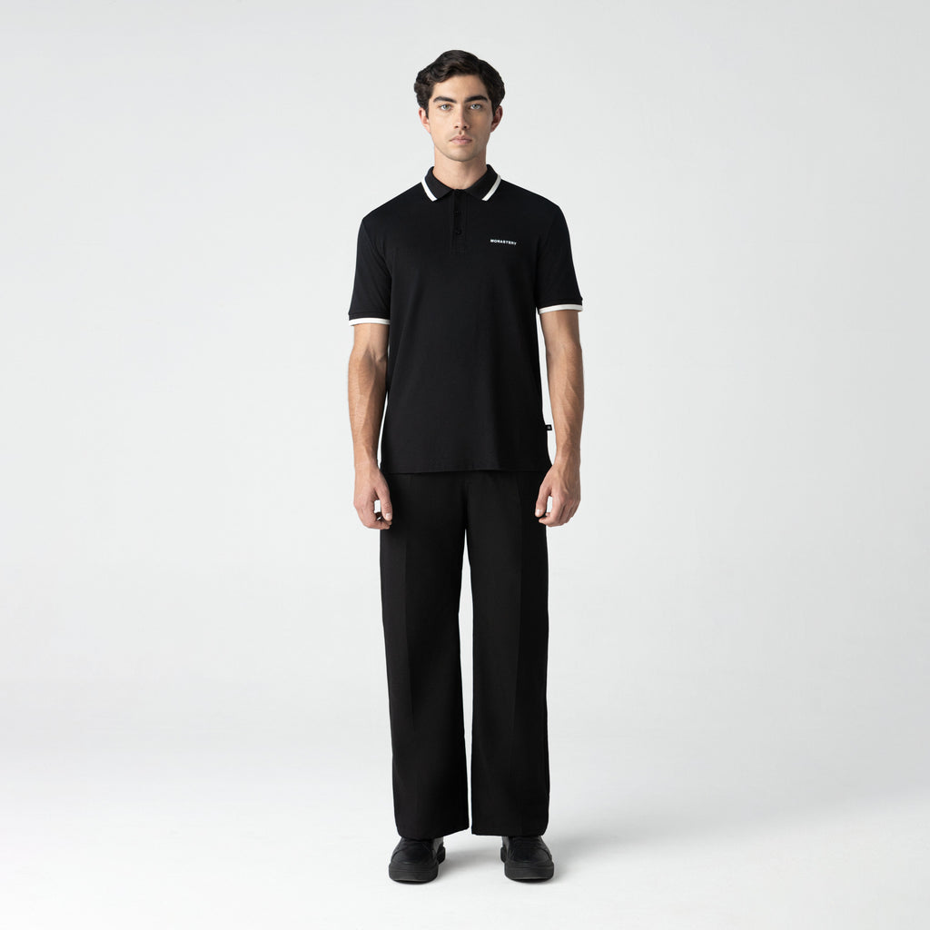 TRIUMPHUS POLO MEN BLACK - Monastery | Tienda Oficial Colombia