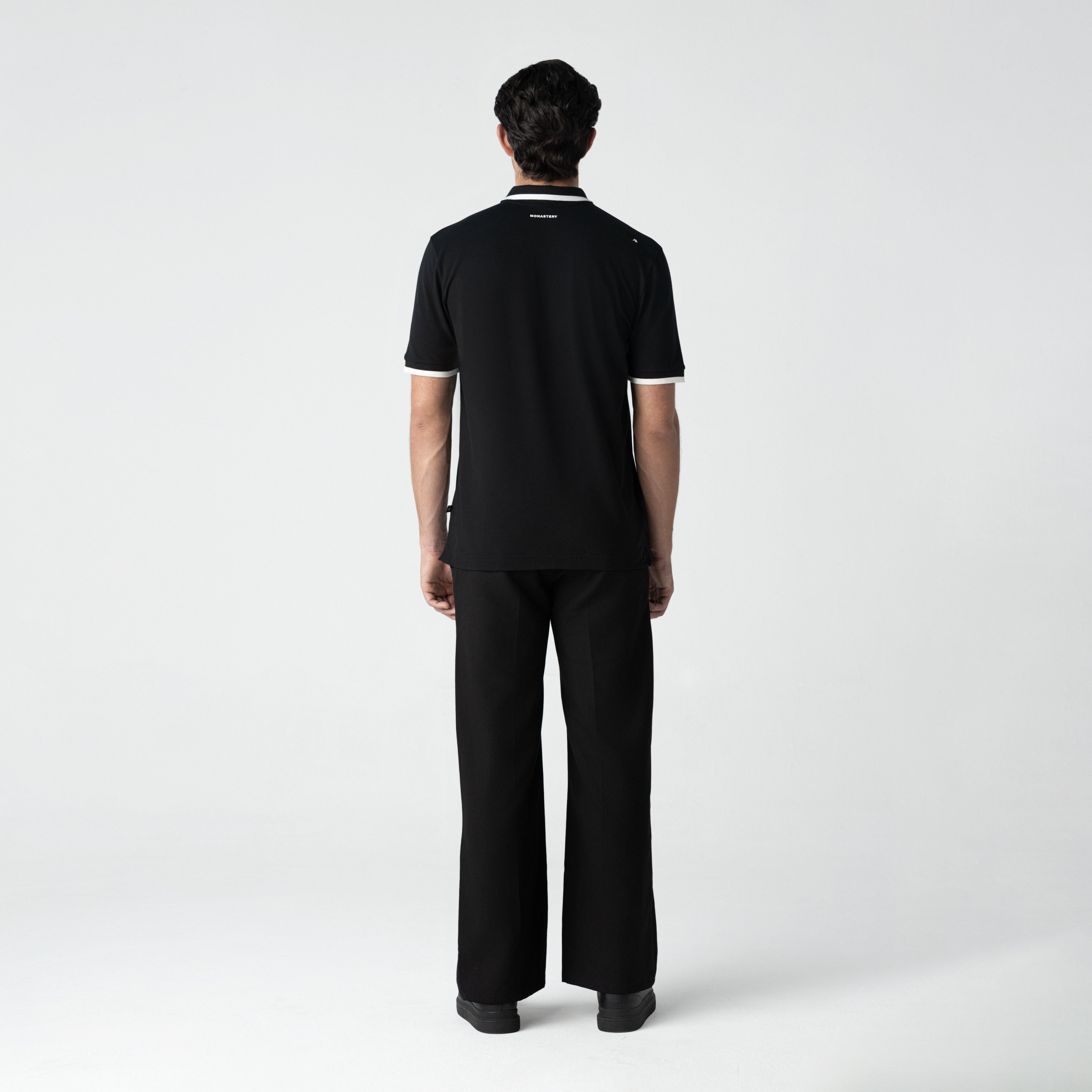 TRIUMPHUS POLO MEN BLACK - Monastery | Tienda Oficial Colombia