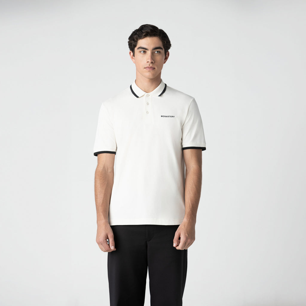 TRIUMPHUS POLO MEN EGRET - Monastery | Tienda Oficial Colombia