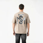 TUCKER T - SHIRT OVERSIZED MEN TAUPE GRAY - Monastery | Tienda Oficial Colombia