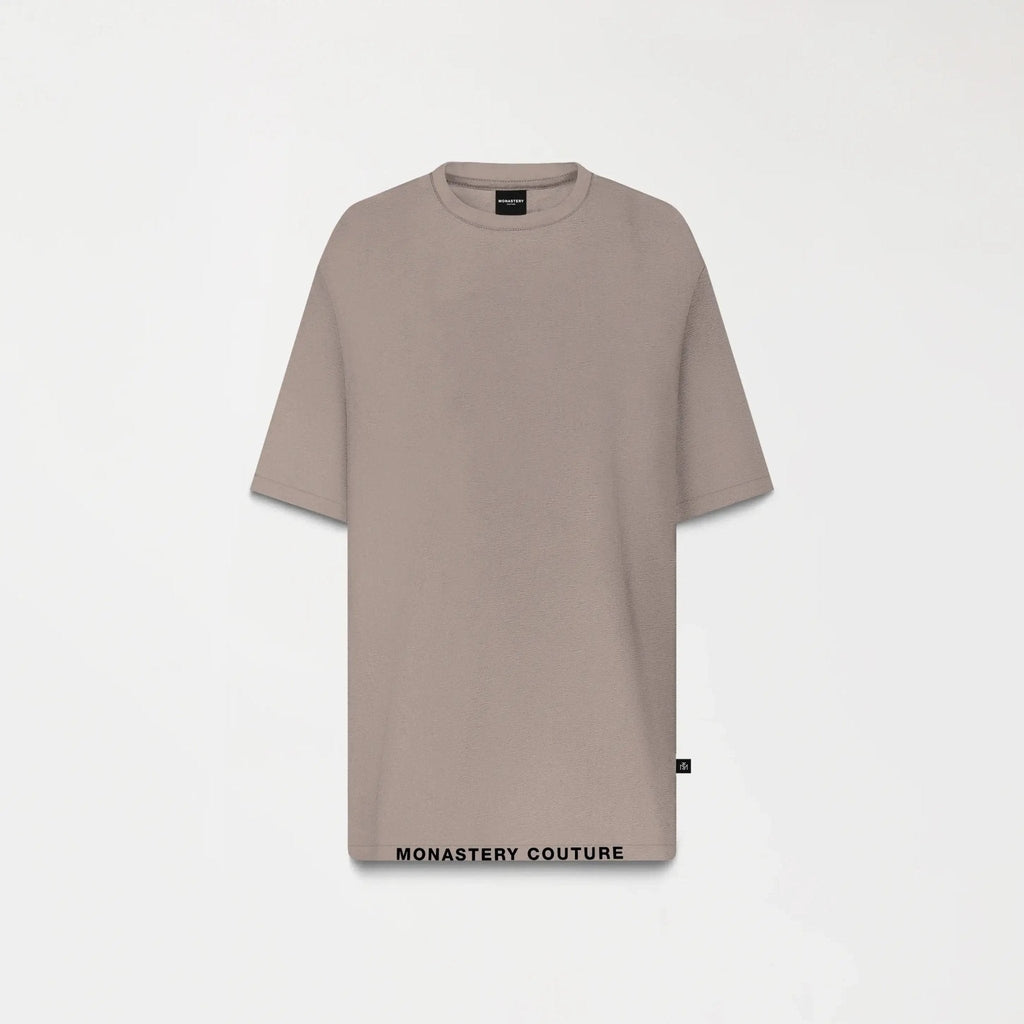 TUCKER T - SHIRT OVERSIZED MEN TAUPE GRAY - Monastery | Tienda Oficial Colombia