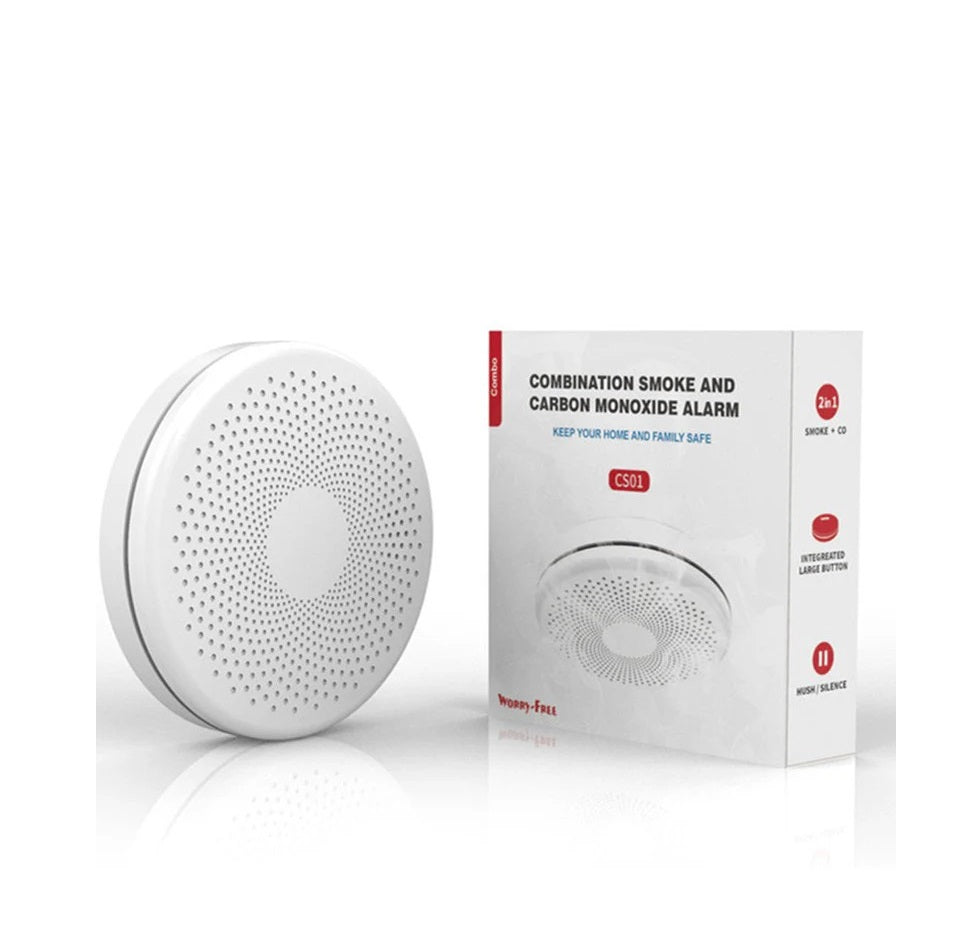Sensor Inteligente WiFi De Humo Y Monóxido De Carbono