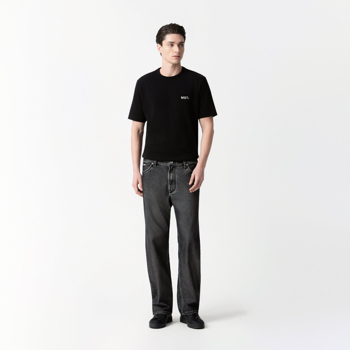 TWELVE 2 PACK T - SHIRT MEN BLACK - SALSA - TAUPE GRAY - Monastery | Tienda Oficial Colombia