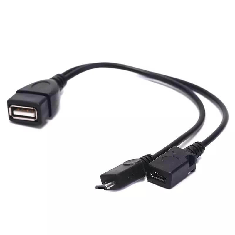 Adaptador OTG Micro USB / Alimentación Micro USB