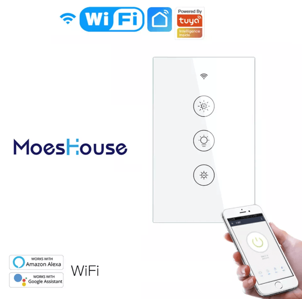 Interruptor Inteligente Luz Dimeable WIFI