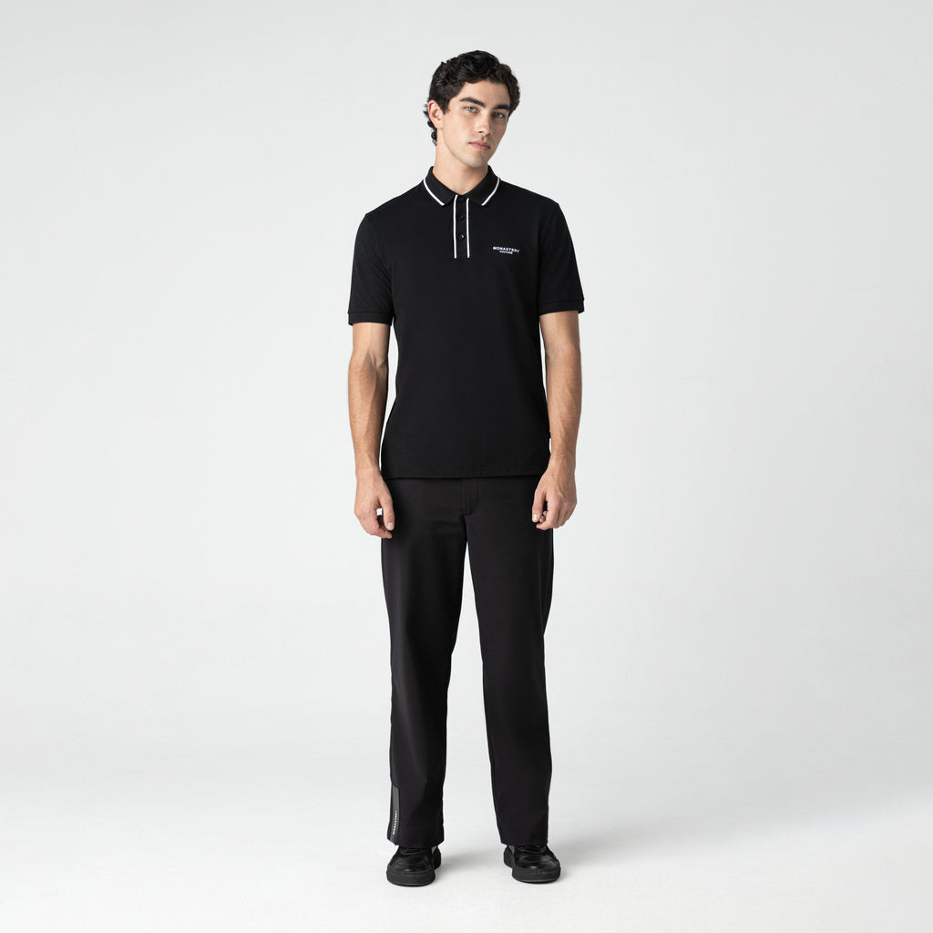 VIGOR POLO MEN BLACK - Monastery | Tienda Oficial Colombia