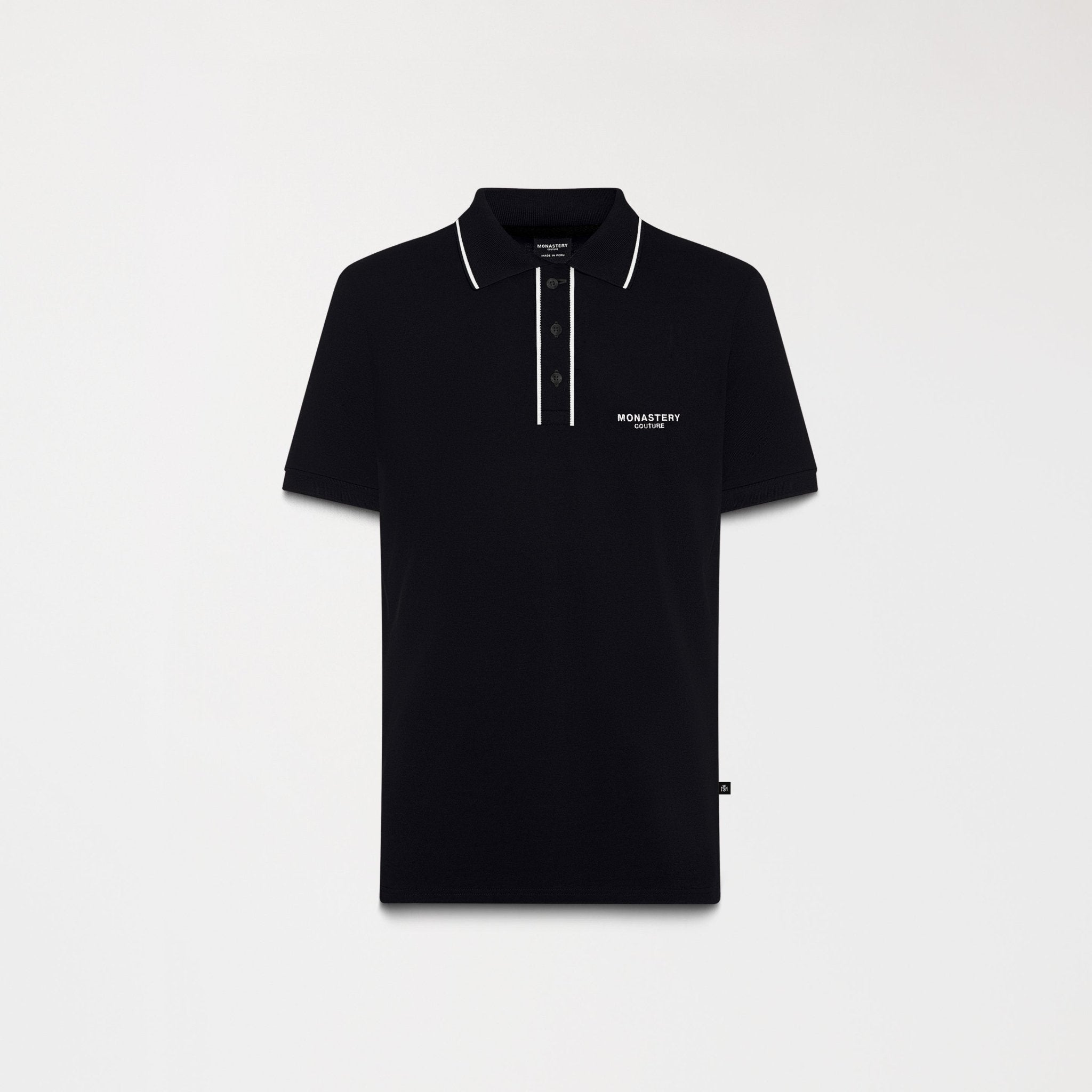 VIGOR POLO MEN BLACK - Monastery | Tienda Oficial Colombia