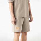 VIKRANT BURDA SHORT MEN TAUPE GRAY - Monastery | Tienda Oficial Colombia