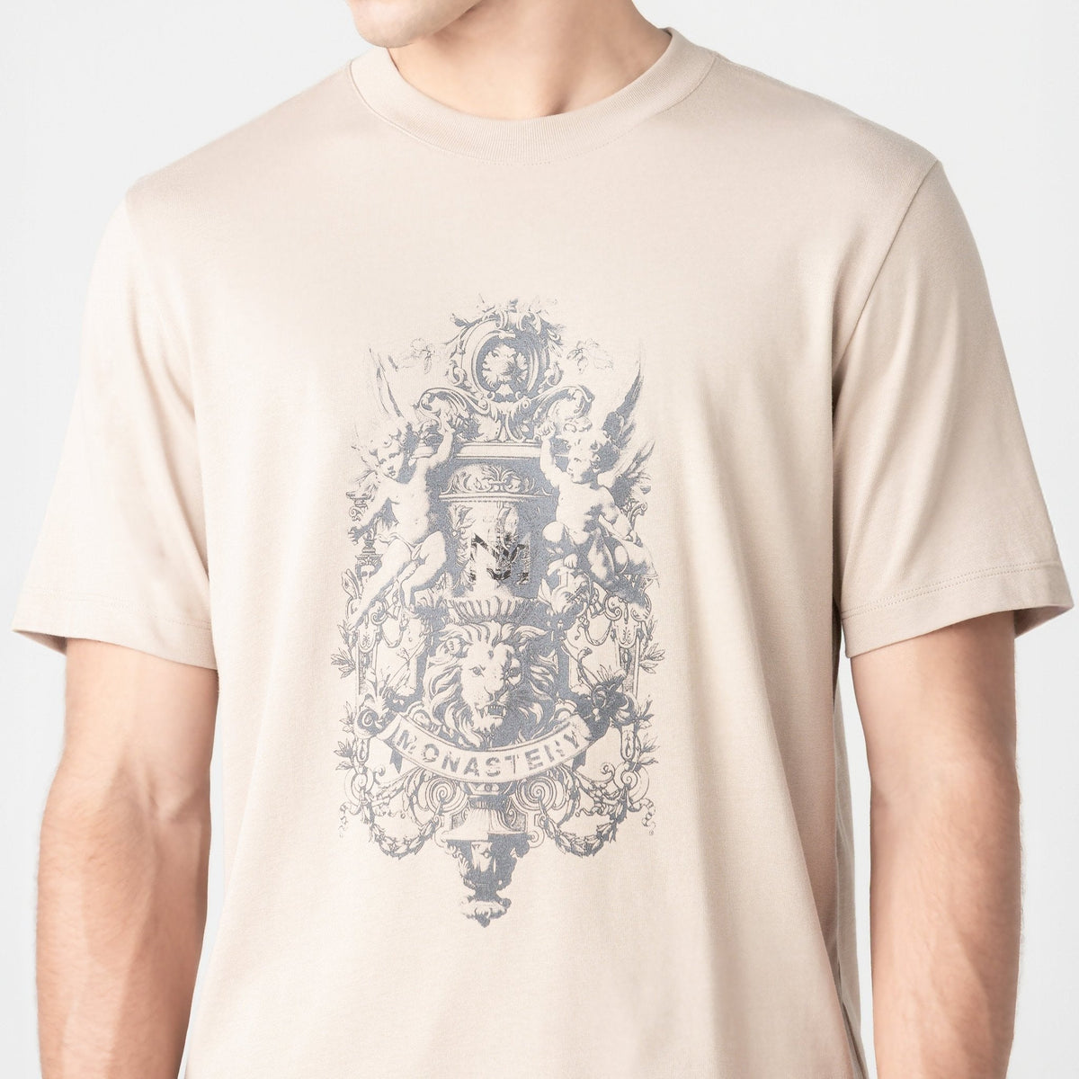 VULCANUS T - SHIRT MEN SIMPLY TAUPE - Monastery | Tienda Oficial Colombia