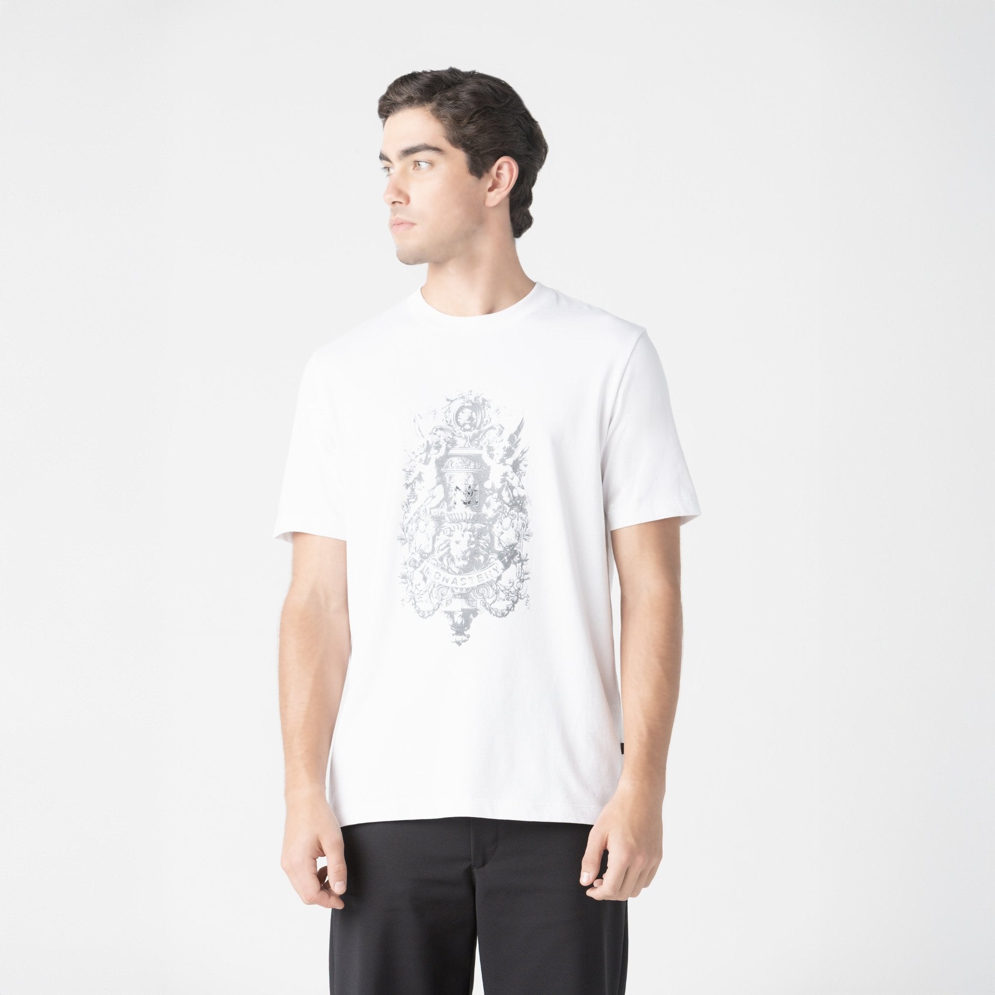 VULCANUS T - SHIRT MEN WHITE - Monastery | Tienda Oficial Colombia