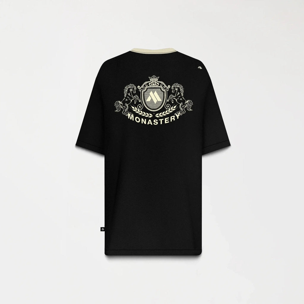 WARMBLOOD T - SHIRT OVERSIZED MEN BLACK - Monastery | Tienda Oficial Colombia