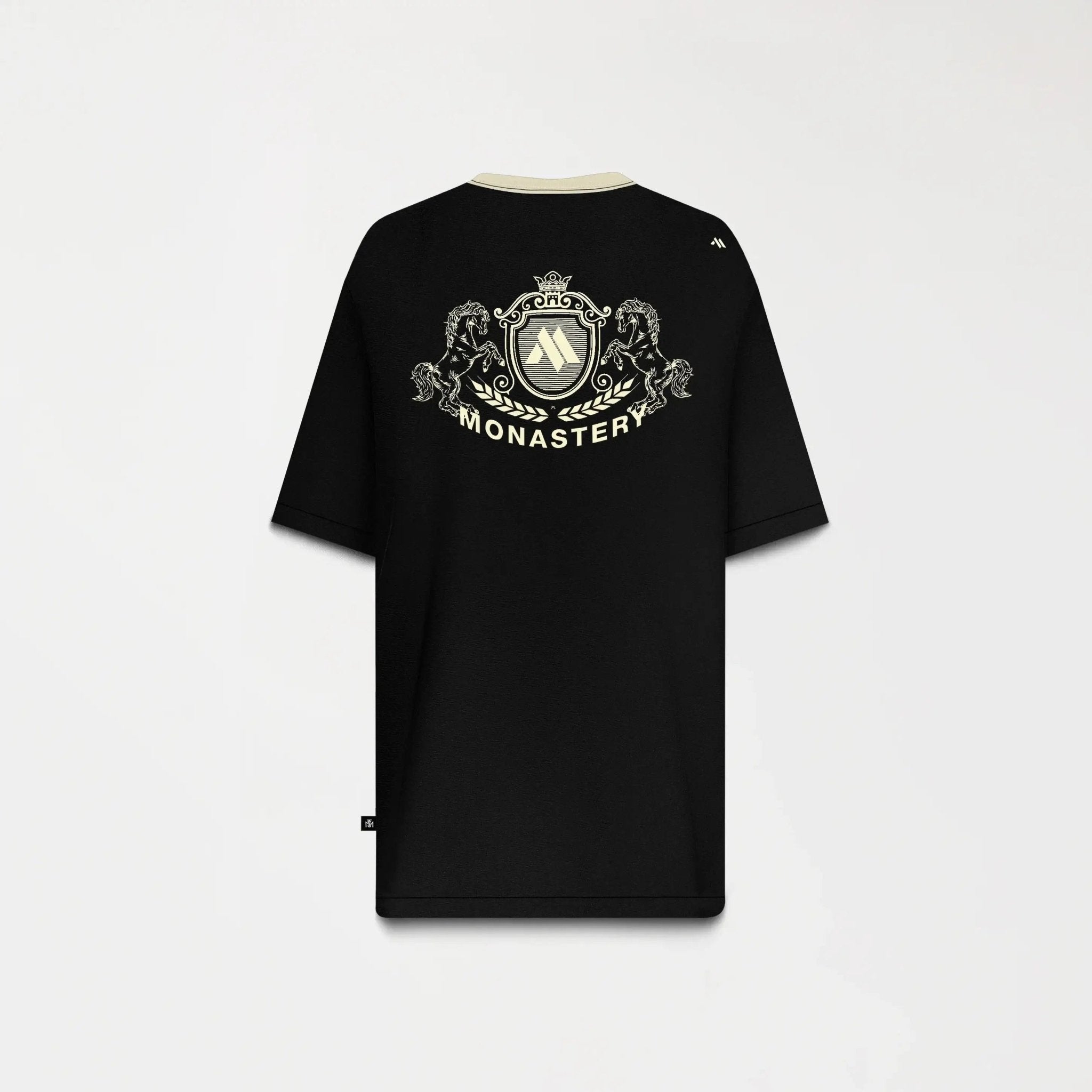 WARMBLOOD T - SHIRT OVERSIZED MEN BLACK - Monastery | Tienda Oficial Colombia