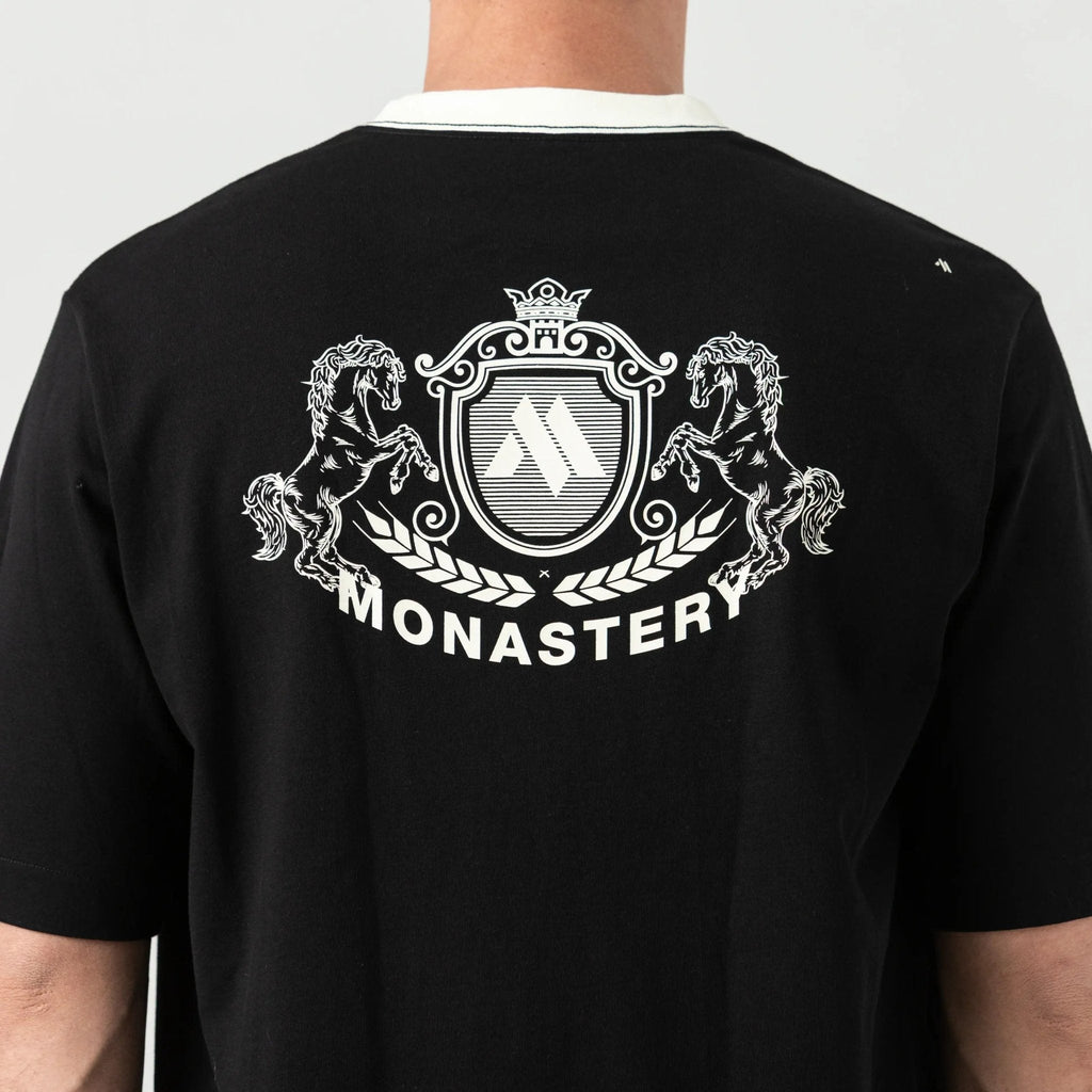 WARMBLOOD T - SHIRT OVERSIZED MEN BLACK - Monastery | Tienda Oficial Colombia