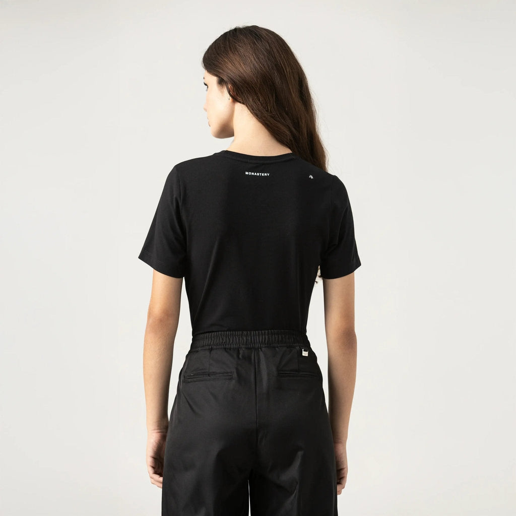WAVE T - SHIRT WOMEN BLACK - Monastery | Tienda Oficial Colombia
