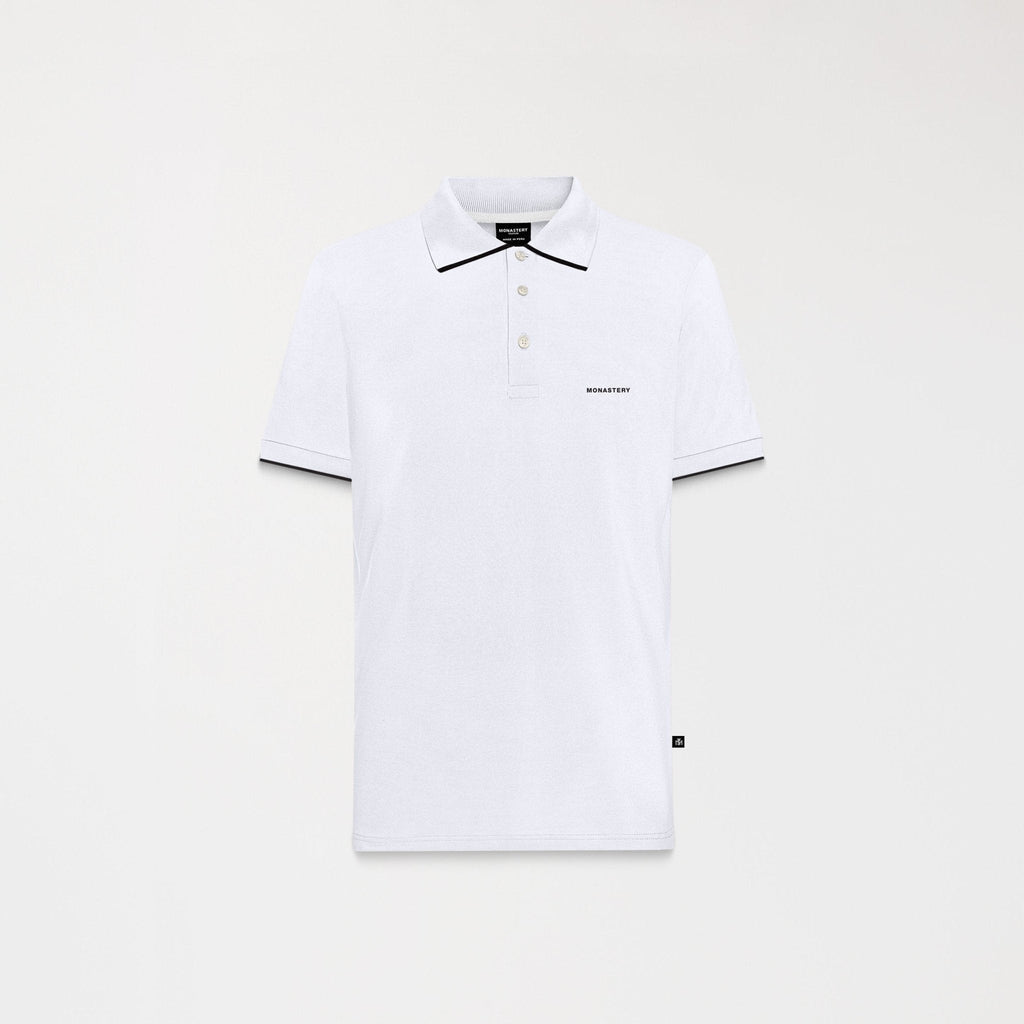 WHEELER POLO MEN WHITE - Monastery | Tienda Oficial Colombia