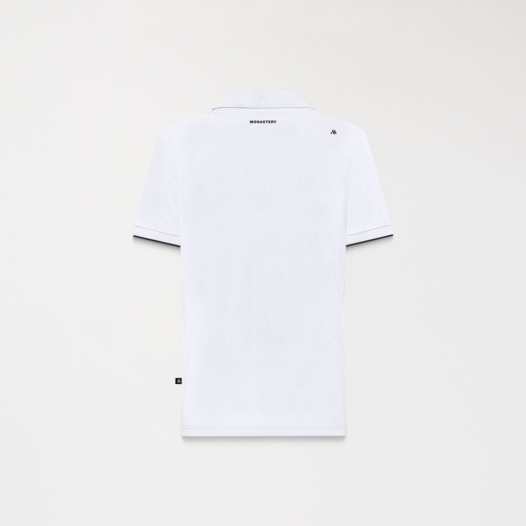 WHEELER POLO MEN WHITE - Monastery | Tienda Oficial Colombia