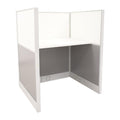 WORKSTATION STARKEN PARA 1 PERSONAS WHITEGREY MELAMINE