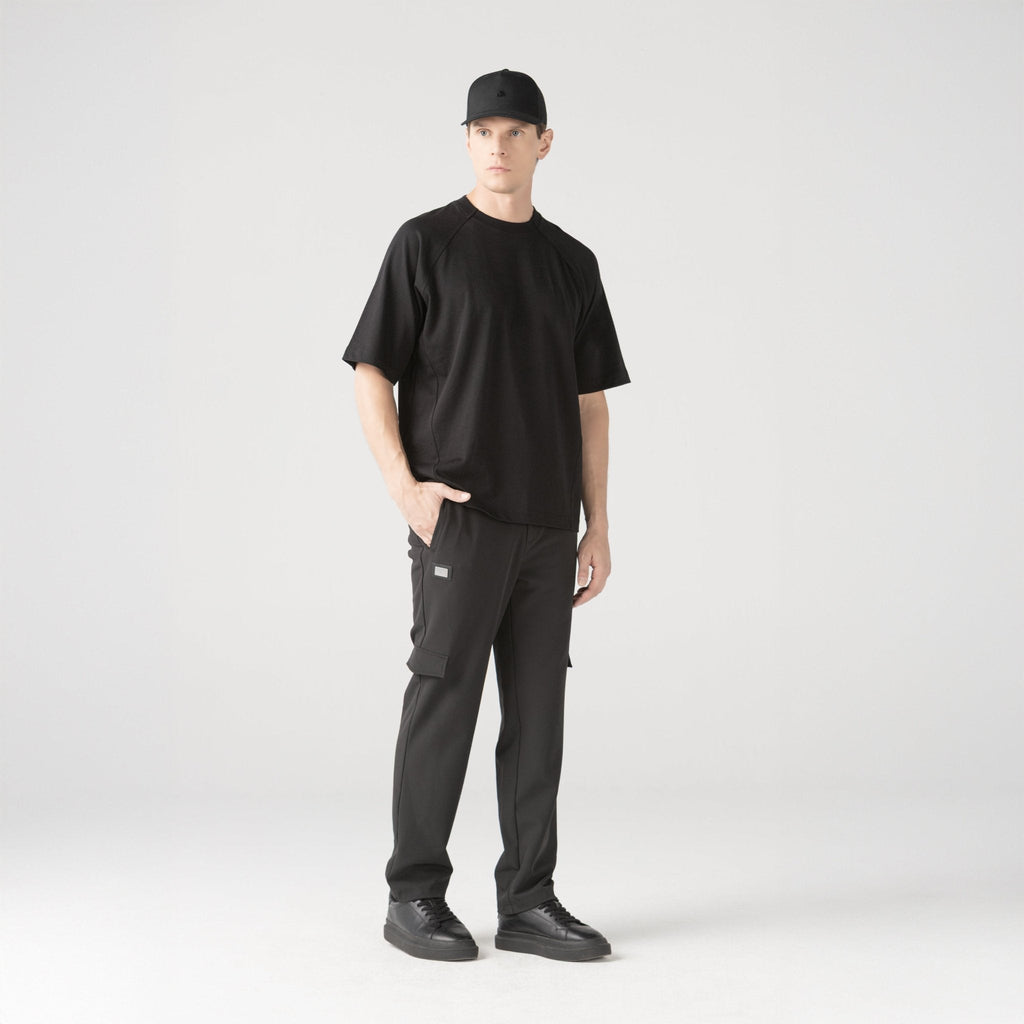 XANTIS T-SHIRT OVERSIZED MEN BLACK - Monastery | Tienda Oficial Colombia