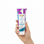 Yellow Style Curl Creator sostenido por una mano