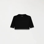 YLAIA CROP TOP WOMEN BLACK - Monastery | Tienda Oficial Colombia
