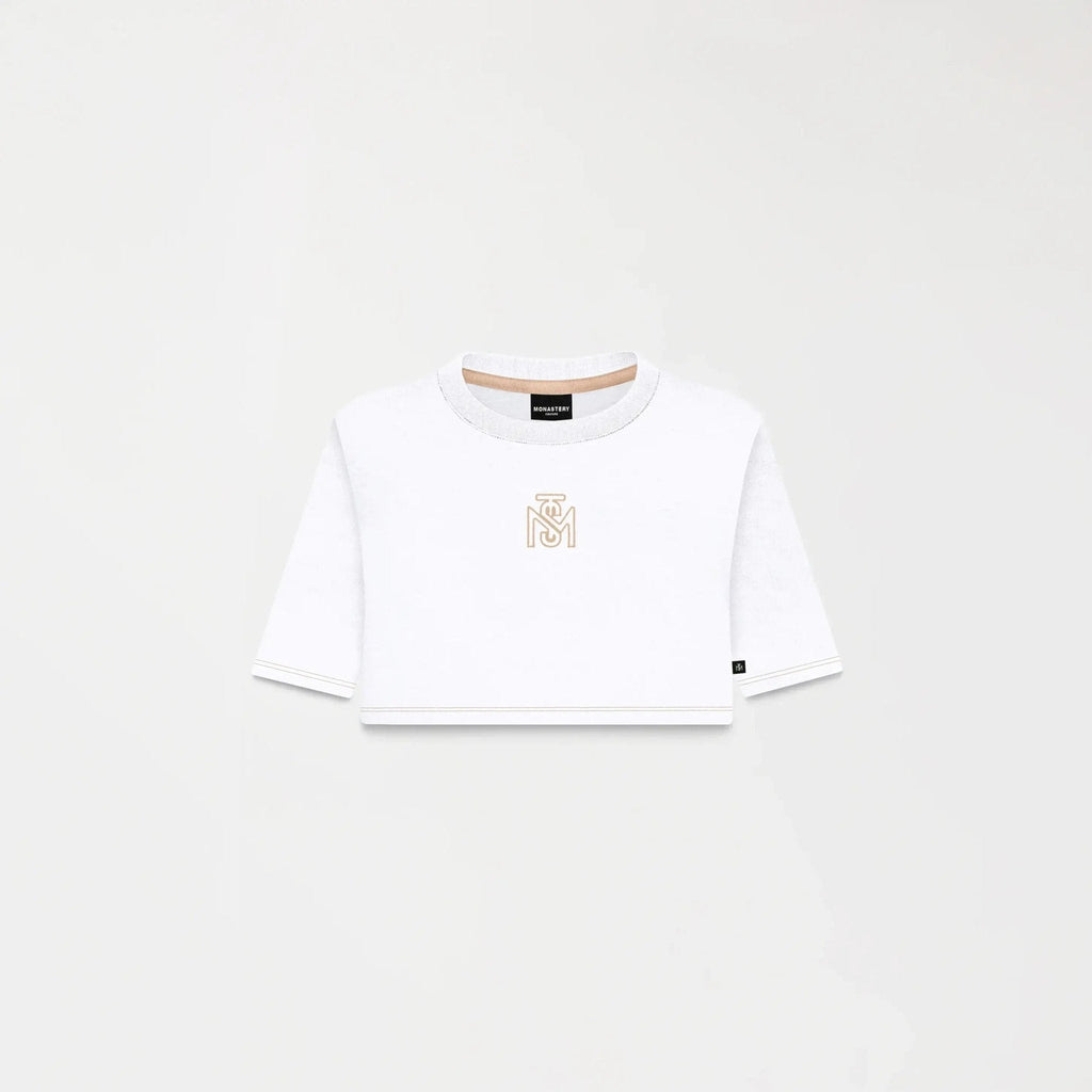 YLAIA CROP TOP WOMEN WHITE - Monastery | Tienda Oficial Colombia