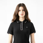 YONCE POLO WOMEN BLACK - Monastery | Tienda Oficial Colombia