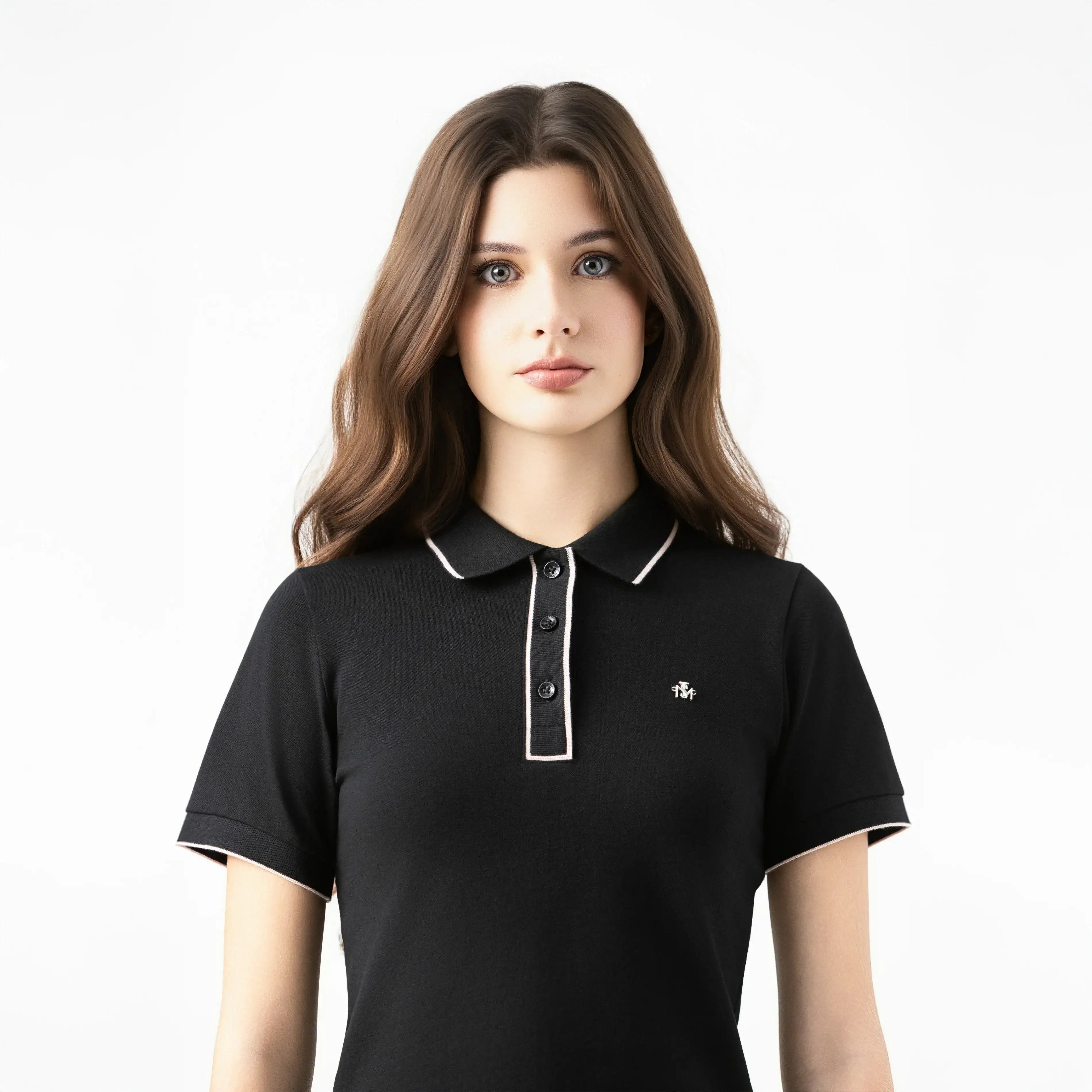 YONCE POLO WOMEN BLACK - Monastery | Tienda Oficial Colombia