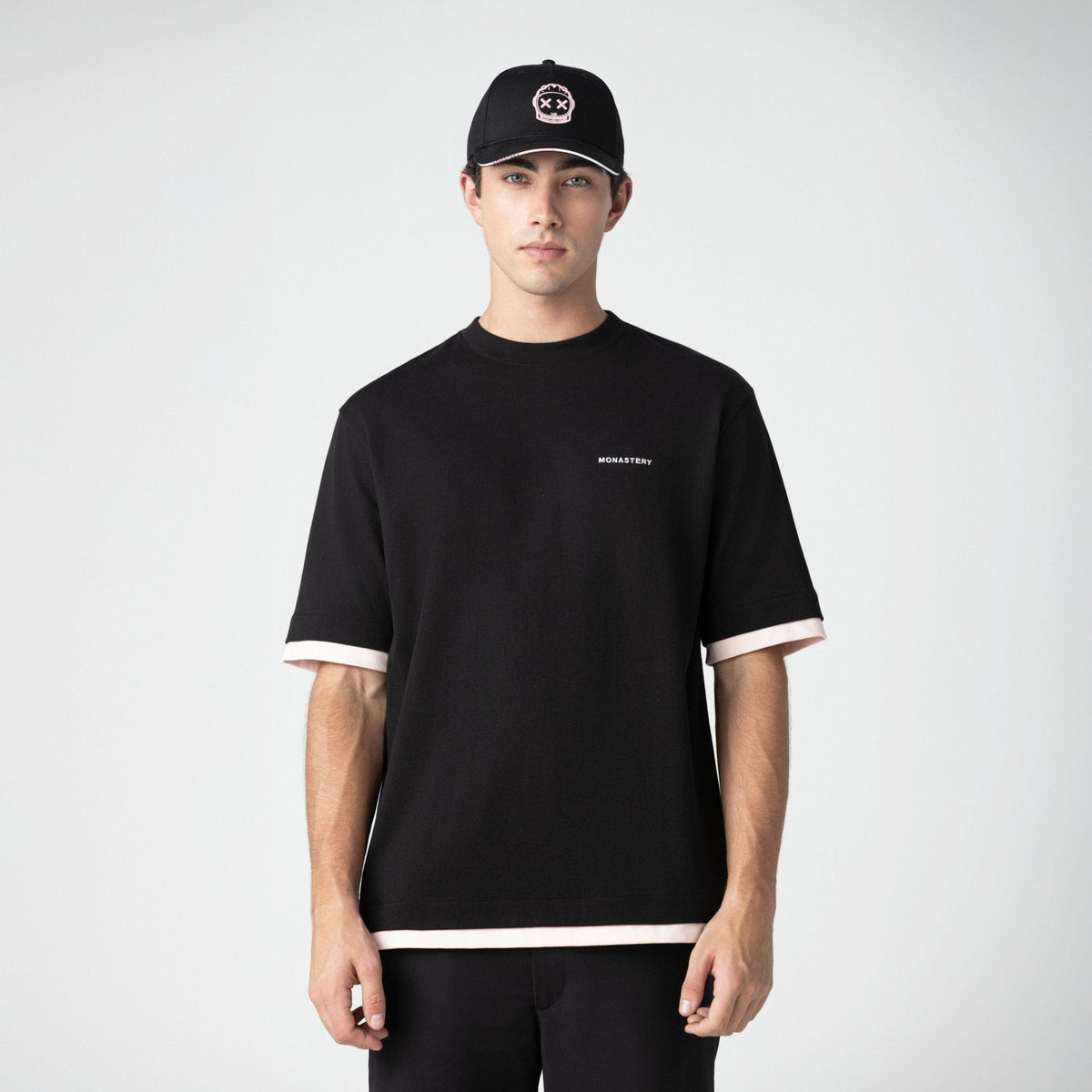 ZAHIR T - SHIRT OVERSIZED MEN BLACK - Monastery | Tienda Oficial Colombia