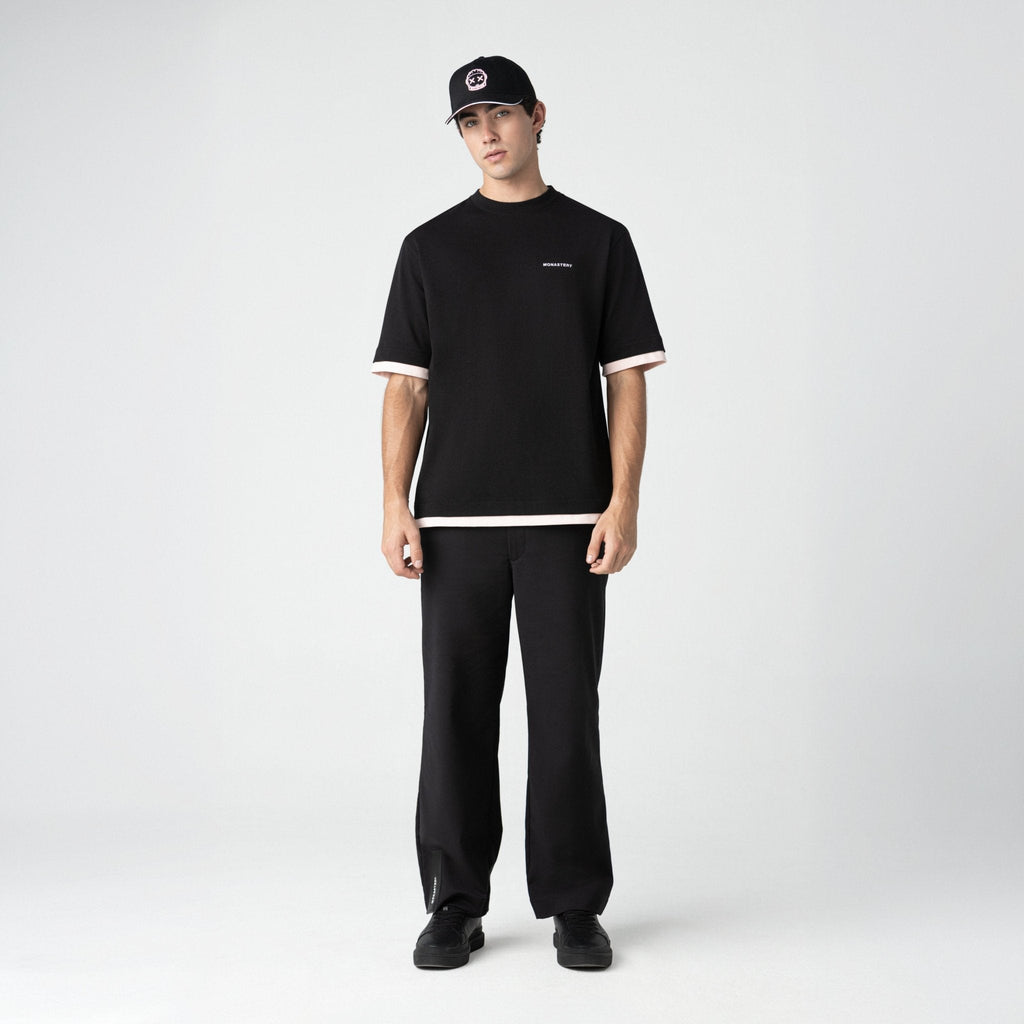 ZAHIR T - SHIRT OVERSIZED MEN BLACK - Monastery | Tienda Oficial Colombia
